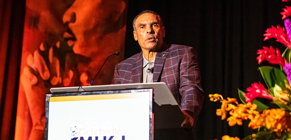 Arizona State Football Coach Herm Edwards Gives Impassioned Keynote at MLK Event